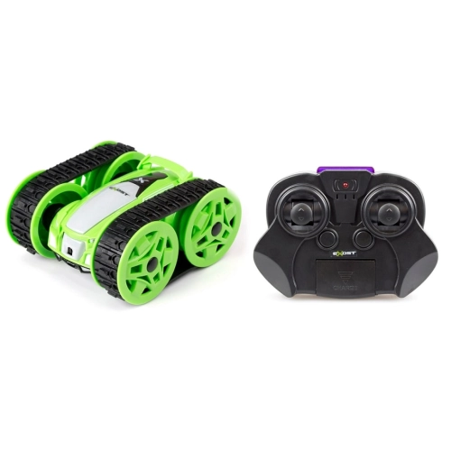 Exost Mini Flip Tank zielony zdalnie sterowany samochód TE20261